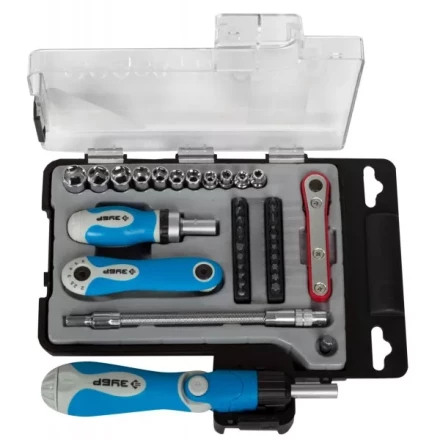 Набор ЗУБР Слесарно-монтажный инструмент &quot;ЭКСПЕРТ&quot;,отвертки реверс., насадки, исбус.ключи, в пласт.боксе, 37 пред. 25291-H37 купить в Ижевске