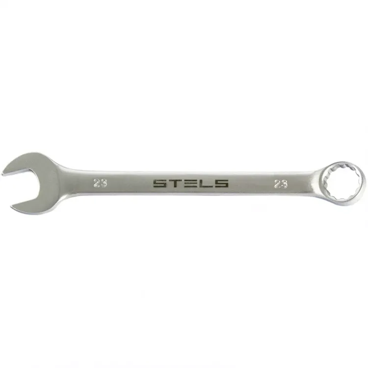 Ключ комбинированный 23 мм CrV матовый хром STELS 15226 купить в Ижевске