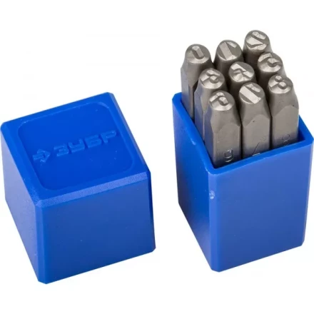 Клейма ЗУБР цифровые арабские, шрифт 5мм 21501-05_z01 купить в Ижевске