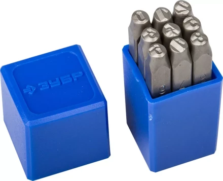 Клейма ЗУБР цифровые арабские, шрифт 5мм 21501-05_z01 купить в Ижевске