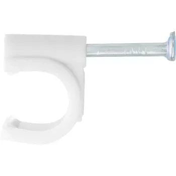 Скобы электроустановочные, 4 мм, круглый профиль, 50 шт  СИБРТЕХ 47512 купить в Ижевске