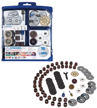 Набор оснастки EZ SpeedClic 70 штук DREMEL купить в Ижевске