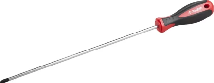 Отвертка ЗУБР &quot;МАСТЕР&quot;, Cr-v, эргономичная двухкомпонентная рукоятка, PH1x250мм 25062-1-250_z02 купить в Ижевске