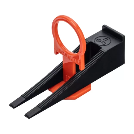 Комплект зажим + клин для системы выравнивания плитки СВП Кольцо, 50/50 шт. в ведре Сибртех 88112 купить в Ижевске