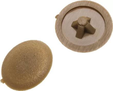 Заглушка декоративная ЗУБР под шуруп, цвет бук, шлиц №2, ТФ6, 40шт 4-308156-2 купить в Ижевске