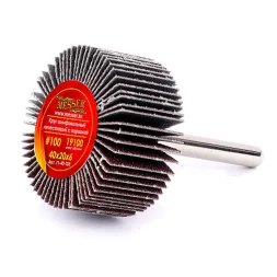 Круг MESSER шлифовальный лепестковый с оправкой (на шпильке) 40х20х6 #100