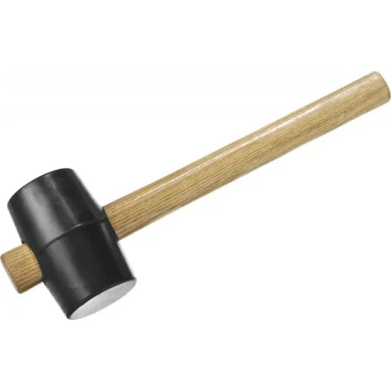 Киянка ЗУБР &quot;МАСТЕР&quot; резиновая черная с деревянной ручкой, 230г 2050-40_z01 купить в Ижевске