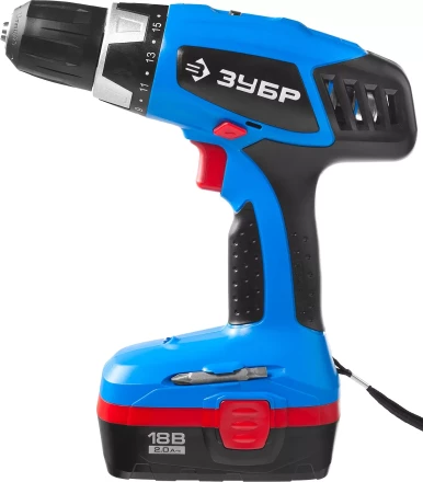 Дрель-шуруповерт 2 АКБ ЗДА-18-2 КИН20 серия ПРОФЕССИОНАЛ купить в Ижевске