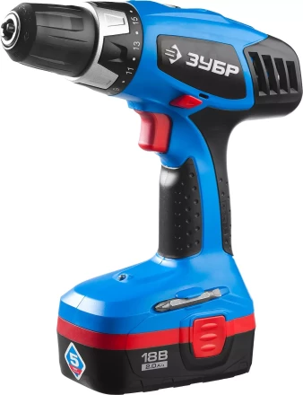 Дрель-шуруповерт 2 АКБ ЗДА-18-2 КИН20 серия ПРОФЕССИОНАЛ купить в Ижевске