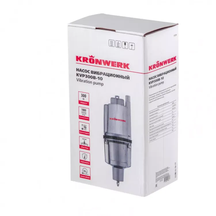 Вибрационный насос Kronwerk KVP300B-10 нижний забор 97239 купить в Ижевске