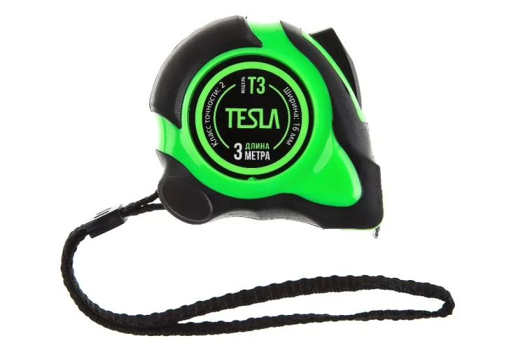 Рулетка TESLA 3м х 16мм (T-3) купить в Ижевске