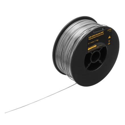 Порошковая проволока Е71TGS, диам. 1 мм, 1 кг, диам. катушки D100// Denzel 97547 купить в Ижевске