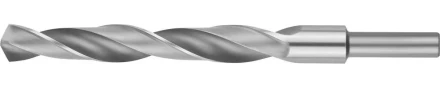 Сверло ЗУБР &quot;МАСТЕР&quot; по металлу с цилиндрическим хвостовиком, сталь Р6М5, винтовой прокат, D 15.0мм, L-169/114мм 4-29621-169-15 купить в Ижевске