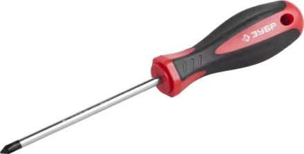 Отвертка ЗУБР &quot;МАСТЕР&quot;, Cr-v, эргономичная двухкомпонентная рукоятка, PH1x100мм 25062-1-100_z03 купить в Ижевске