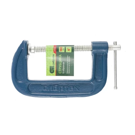 Струбцина G-образная,100 мм СИБРТЕХ 20584 купить в Ижевске