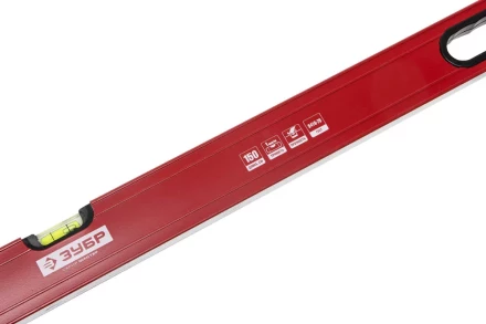 Уровень ЗУБР &quot;МАСТЕР&quot; &quot;УС - 5&quot; коробчатый усиленный, фрезерованный, 3 глазка, крашенный, с ручками, 150см 34585-150 купить в Ижевске