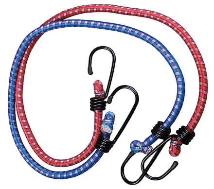 Шнур ЗУБР резиновый крепежный, со стальными крюками, 120см, 2шт 4-40507-120 купить в Ижевске