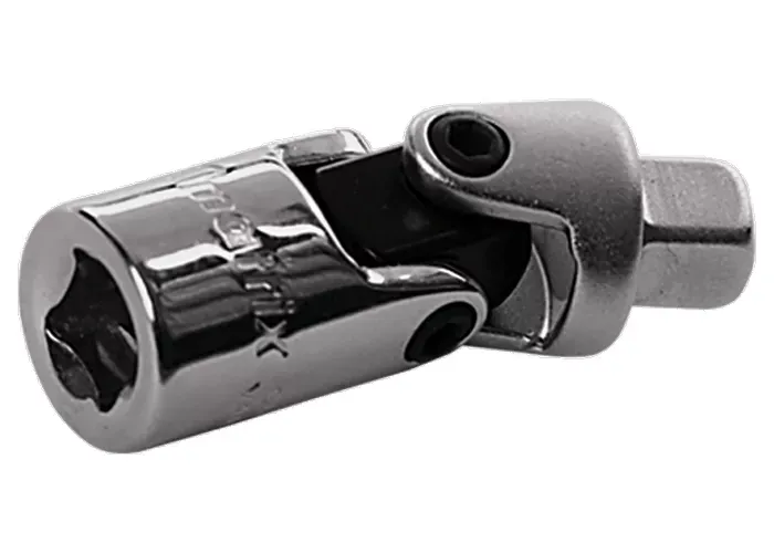 Шарнир карданный с квадратом 1/4" CrV полированный хром MATRIX MASTER 13993 купить в Ижевске