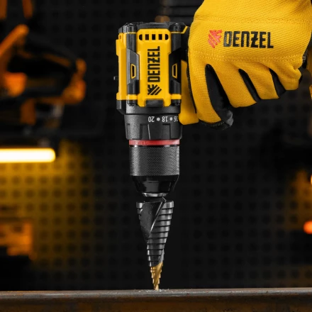 Сверло ступенчатое Denzel 723606, 4-6-8-10-12-14-16-18-20-22-24-26-28-30-32 мм, Р6М5, 6-гр. хвостовик купить в Ижевске