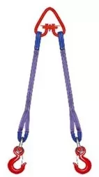 Строп текстильный двухветвевой 2СТ 8 т L=5 м РА 150 мм Звено РТ-3 купить в Ижевске