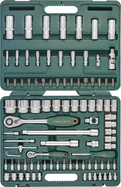 Набор головок торцевых 1/2"DR 10-32мм 1/4"DR 4-14мм 94предмета Jonnesway S04Н52494S 47400 купить в Ижевске