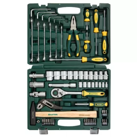 Набор KRAFTOOL &quot;ЕХPERT&quot; Слесарно-монтажный инструмент, 66 предметов 27976-H66 купить в Ижевске