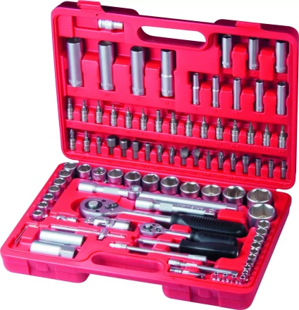 Набор слесарно-монтажный с квадратами 1/4 и 1/2 94 предмета MATRIX 13580 купить в Ижевске