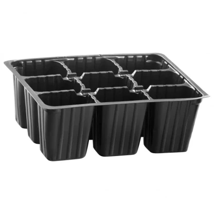 Кассета для рассады 180 х 135 х 60 мм 9 ячеек полистирол 5 шт 64347 купить в Ижевске