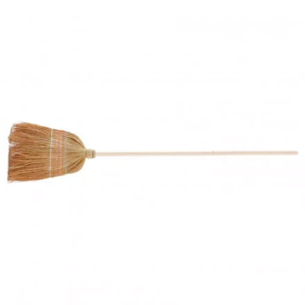 Метла натуральная деревянный черенок 93337 купить в Ижевске