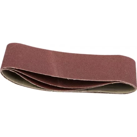 Лента STAYER &quot;MASTER&quot; шлифовальная универсальная бесконечная на тканевой основе, для ЛШМ, P80, 100х610мм, 3шт 35443-080 купить в Ижевске