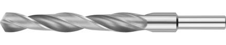 Сверло ЗУБР &quot;МАСТЕР&quot; по металлу с цилиндрическим хвостовиком, сталь Р6М5, винтовой прокат, D 14.0мм, L-160/108мм 4-29621-160-14 купить в Ижевске