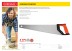 Ножовка по дереву (пила) MIRAX Universal 450 мм, 5 TPI, рез вдоль и поперек волокон, для крупных и средних заготовок 1502-47_z01 купить в Ижевске