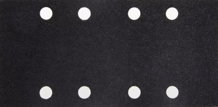 Лист шлиф. универсал. URAGAN &quot;Оптимален для твердых пород дерева&quot; 8 отверстий по линии, для ПШМ, P120, 80х166мм, 50шт 907-22101-120-50 купить в Ижевске