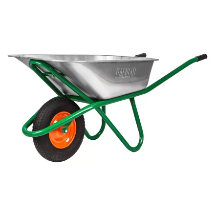 Тачка садово-строительная Palisad 689850, усиленная, грузоподъемность 200 кг, объем 90 л купить в Ижевске