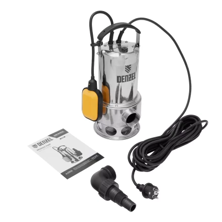 Дренажный насос DPL800X, 800 Вт, подъем 7 м, 16500 л/ч Denzel 97324 купить в Ижевске