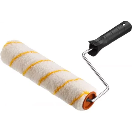 Валик малярный ЗУБР &quot;ОПТИМА -ГИРПАИНТ&quot;, все виды ЛКМ, для ровных поверхностей, полиэстр, ворс 12 мм, бюгель 6 мм, 40х180мм 03516-18 купить в Ижевске