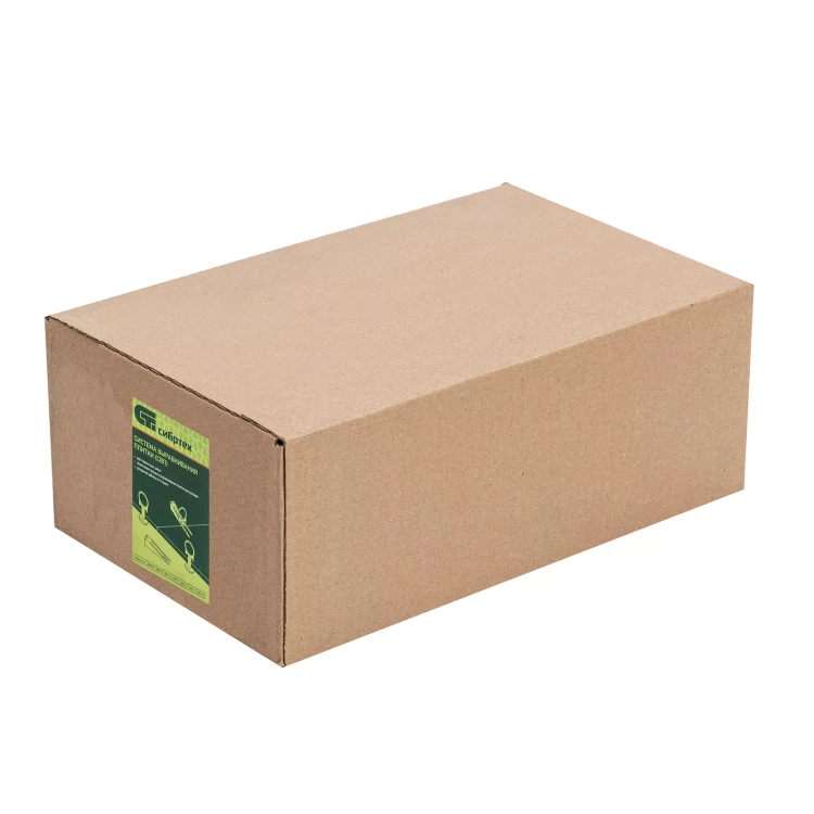 Комплект зажим + клин для системы выравнивания плитки СВП Кольцо, 250/250 шт. в коробе Сибртех 88114 купить в Ижевске