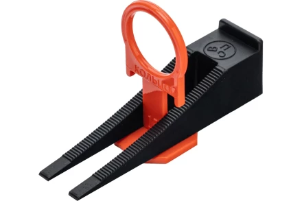 Комплект зажим + клин для системы выравнивания плитки СВП Кольцо, 250/250 шт. в коробе Сибртех 88114 купить в Ижевске