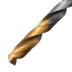 Сверло спиральное по металлу Denzel, 8 х 165 мм, Р6М5, Golden Tip, удлиненное, 718260 купить в Ижевске