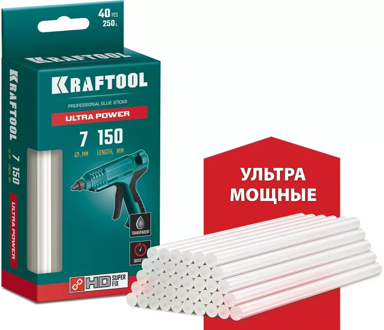 Стержни клеевые 06837-40 купить в Ижевске