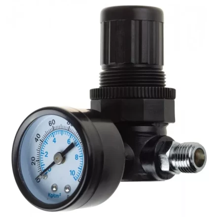 Манометр KRAFTOOL &quot;INDUSTRIE&quot; с регулятором подачи воздуха, 1/4&quot;, максимальное давление 10 атмосфер 6503 купить в Ижевске