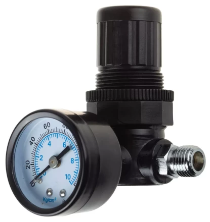 Манометр KRAFTOOL &quot;INDUSTRIE&quot; с регулятором подачи воздуха, 1/4&quot;, максимальное давление 10 атмосфер 6503 купить в Ижевске