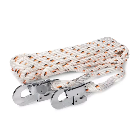 Канат спасательный КВТ КСЛ-10-2 с двумя карабинами (77524) купить в Ижевске