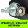 Лебедка ручная барабанная с тормозом HITCH HWB 1100 1100 кг канат 10 м (SZ073178) купить в Ижевске
