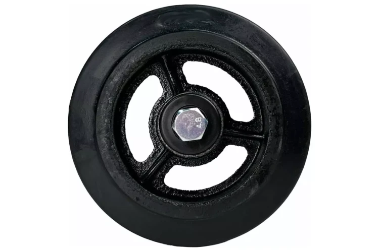 Большегрузное колесо на ось  HITCH 200*50 резина черная D80 (SZ085021) купить в Ижевске