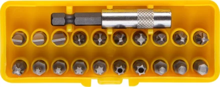 Набор STAYER Биты &quot;MASTER&quot; POCKET с адаптером в пластмассовом боксе, 21 предмет 2-26087-H21 купить в Ижевске