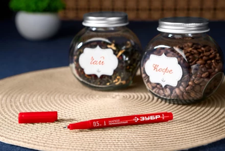 ЗУБР МП-50 красный, 0.5 мм перманентный маркер (06321-3) купить в Ижевске