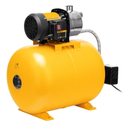 Насосная станция Denzel 97311, PSL1100X, 1100 Вт, 3600 л/ч, ресивер 50 л, подъем 45 м, нержавейка купить в Ижевске