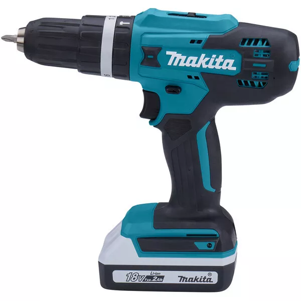 Аккумуляторная ударная 18В дрель-шуруповерт Makita HP488D002 (2*АКБ 1.5Ач тип G, ЗУ) купить в Ижевске