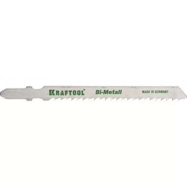 Полотна KRAFTOOL, T127DF, для эл/лобзика, Bi-Metall, по мягкому металлу (3-15мм), EU-хвост., шаг 3мм, 75мм, 2шт 159556-3 купить в Ижевске